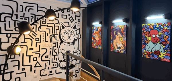 Œuvre sur-mesure LELOLUCE, Studio de Joyca